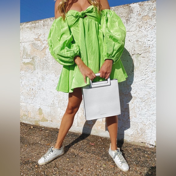 For Love And Lemons Dresses & Skirts - For Love and Lemons Saint Lucia Mini Dress in Lime